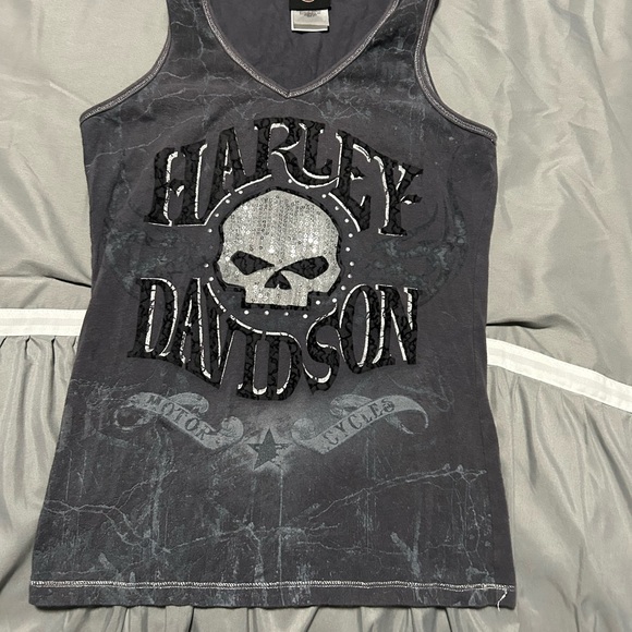 Harley-Davidson Tops - Harley-Davidson Gray Tank Top